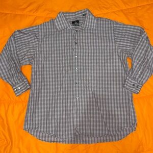 Calvin Klein Red Plaid Button Down Shirt